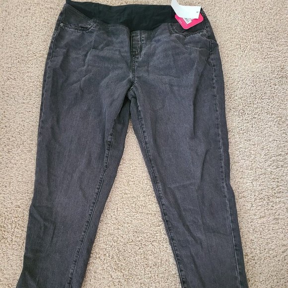 Brand new with tag Isabel boyfriend Maternity Jeans Size 14 crossover panel - Picture 1 of 7